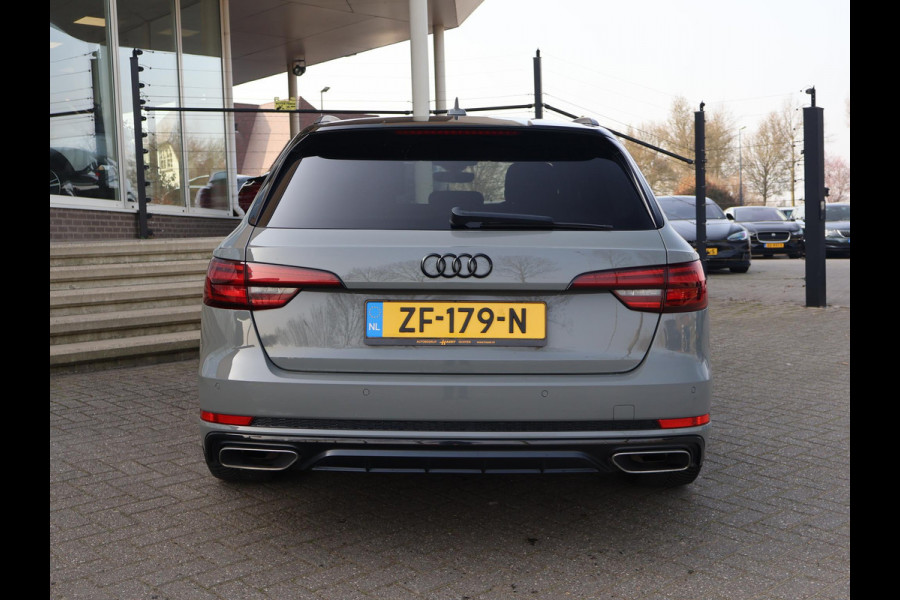 Audi A4 Avant 35 TFSI SPORT S LINE BLACK EDITION QUANTUMGRIJS + LEDER SPORTINTERIEUR | TREKHAAK | 20 INCH