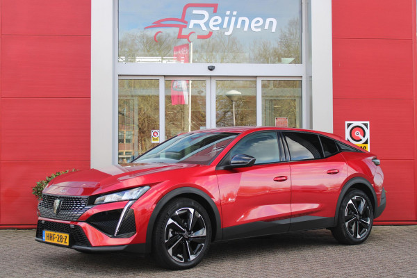 Peugeot 408 1.2 Hybrid 145PK e-DCS6 ALLURE | ACHTERUITRIJ CAMERA | KEYLESS ENTRY/START | DRAADLOOS APPLE CARPLAY/ANDROID AUTO | DRAADLOOS TELEFOONLADEN | DAB+ RADIO | NAVIGATIE | ADAPTIVE CRUISE CONTROL | 19" LICHTMETALEN VELGEN | PARKEERSENSOREN ACHTER |