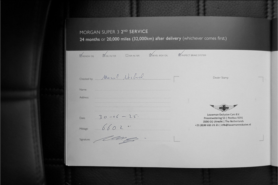 Morgan Super 3 Full Options Luggage Racks Ori NL