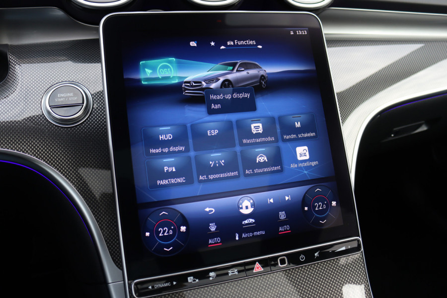 Mercedes-Benz C-Klasse Estate 300 e AMG Line Premium+ | Distronic+ | Panoramadak | Trekhaak | Memory | HUD | Digital Light | Verwarmd Stuurwiel | Advanced Sound System | Keyless Go | Surround Camera |