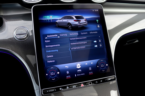 Mercedes-Benz C-Klasse Estate 300 e AMG Line Premium+ | Distronic+ | Panoramadak | Trekhaak | Memory | HUD | Digital Light | Verwarmd Stuurwiel | Advanced Sound System | Keyless Go | Surround Camera |