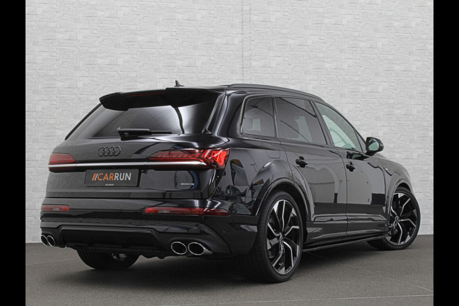 Audi Q7 3.0 V6 380pk Hybrid S-Line Sportpack | Panorama | Leder | Luchtvering | 22" | LED-Matrix | Keyless-Go | 22 inch | Memory | Alarm | Stoelverwarming V+A | Camera | Virtual-Cockpit | 3-Zone Clima | Draadloos Laden | Standkachel | Rijklaarprijs!
