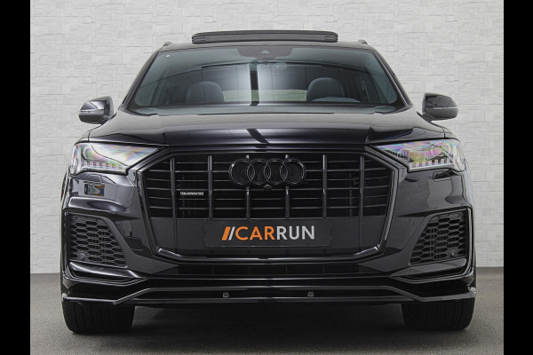 Audi Q7 3.0 V6 380pk Hybrid S-Line Sportpack | Panorama | Leder | Luchtvering | 22" | LED-Matrix | Keyless-Go | 22 inch | Memory | Alarm | Stoelverwarming V+A | Camera | Virtual-Cockpit | 3-Zone Clima | Draadloos Laden | Standkachel | Rijklaarprijs!