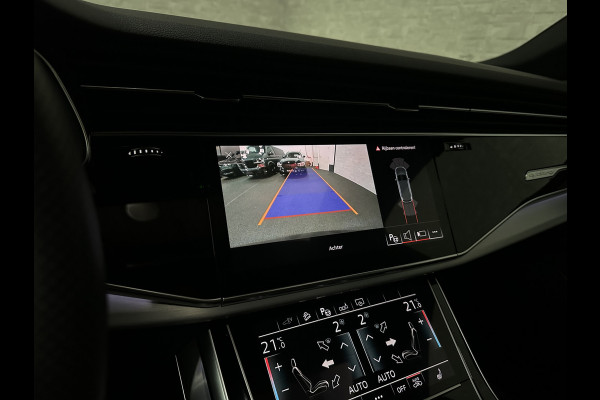 Audi Q7 55 TFSI e S-Line | Panorama | Leder | Luchtvering | LED-Matrix | Keyless-Go | 22 inch | Memory | Stoelverwarming V+A | Camera | Virtual-Cockpit | 3-Zone Clima | Draadloos Laden | Standkachel | Getint Glas |