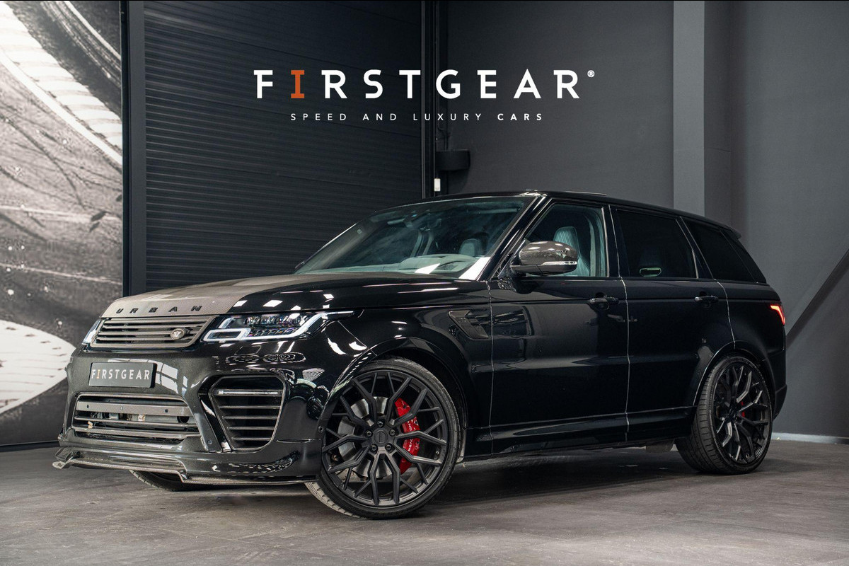 Land Rover Range Rover Sport 5.0 V8 SC SVR *URBAN / Meridian / Sport-uitlaat / Panorama / Carbon / Keyless*