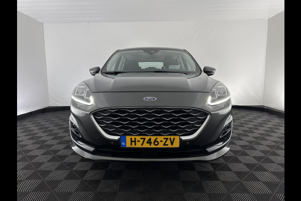 Ford Kuga 2.5 PHEV Vignale (INCL-BTW) Aut. *HEAD-UP | LEATHER | DIGI-COCKPIT | FULL-LED | KEYLESS | DAB | CARPLAY | NAVI-FULLMAP | MEMORY-PACK | HEATED-COMFORTSEATS | PRIVACY-GLASS | TOWBAR | 18''ALU*