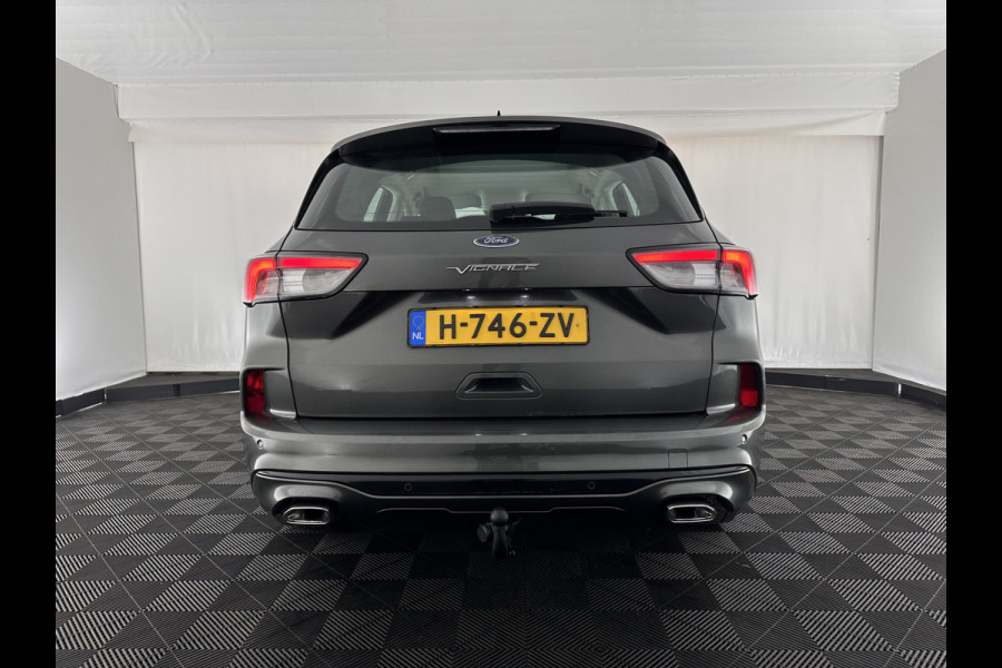 Ford Kuga 2.5 PHEV Vignale (INCL-BTW) Aut. *HEAD-UP | LEATHER | DIGI-COCKPIT | FULL-LED | KEYLESS | DAB | CARPLAY | NAVI-FULLMAP | MEMORY-PACK | HEATED-COMFORTSEATS | PRIVACY-GLASS | TOWBAR | 18''ALU*