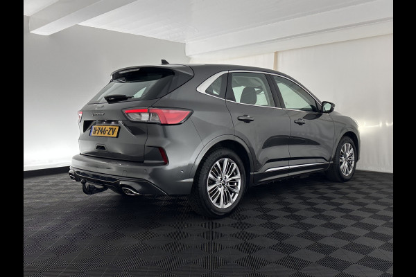 Ford Kuga 2.5 PHEV Vignale (INCL-BTW) Aut. *HEAD-UP | LEATHER | DIGI-COCKPIT | FULL-LED | KEYLESS | DAB | CARPLAY | NAVI-FULLMAP | MEMORY-PACK | HEATED-COMFORTSEATS | PRIVACY-GLASS | TOWBAR | 18''ALU*
