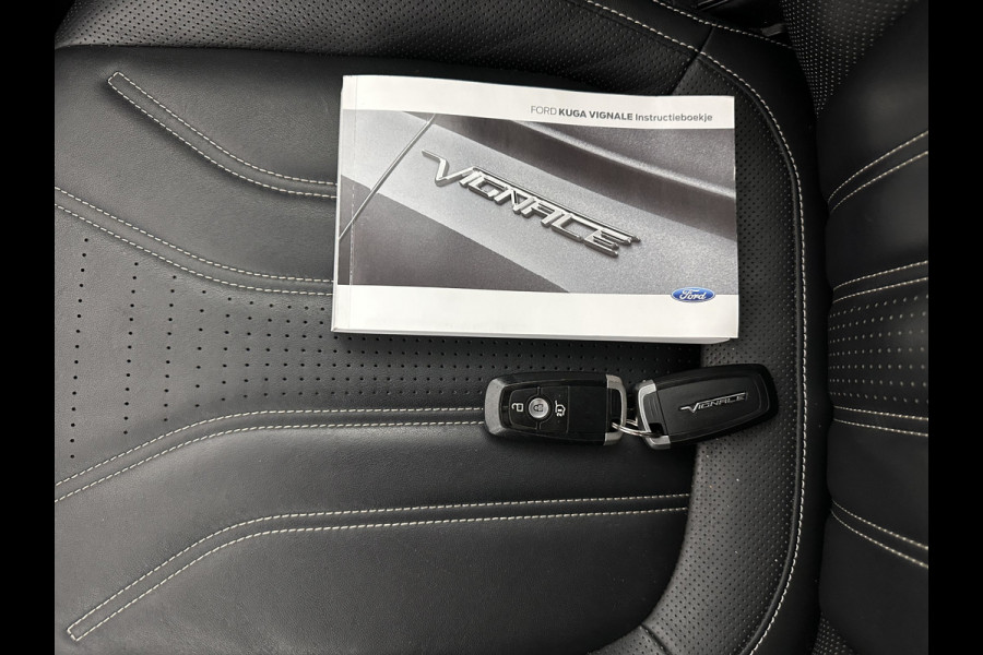 Ford Kuga 2.5 PHEV Vignale (INCL-BTW) Aut. *HEAD-UP | LEATHER | DIGI-COCKPIT | FULL-LED | KEYLESS | DAB | CARPLAY | NAVI-FULLMAP | MEMORY-PACK | HEATED-COMFORTSEATS | PRIVACY-GLASS | TOWBAR | 18''ALU*