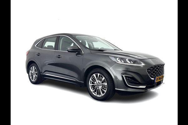 Ford Kuga 2.5 PHEV Vignale (INCL-BTW) Aut. *HEAD-UP | LEATHER | DIGI-COCKPIT | FULL-LED | KEYLESS | DAB | CARPLAY | NAVI-FULLMAP | MEMORY-PACK | HEATED-COMFORTSEATS | PRIVACY-GLASS | TOWBAR | 18''ALU*