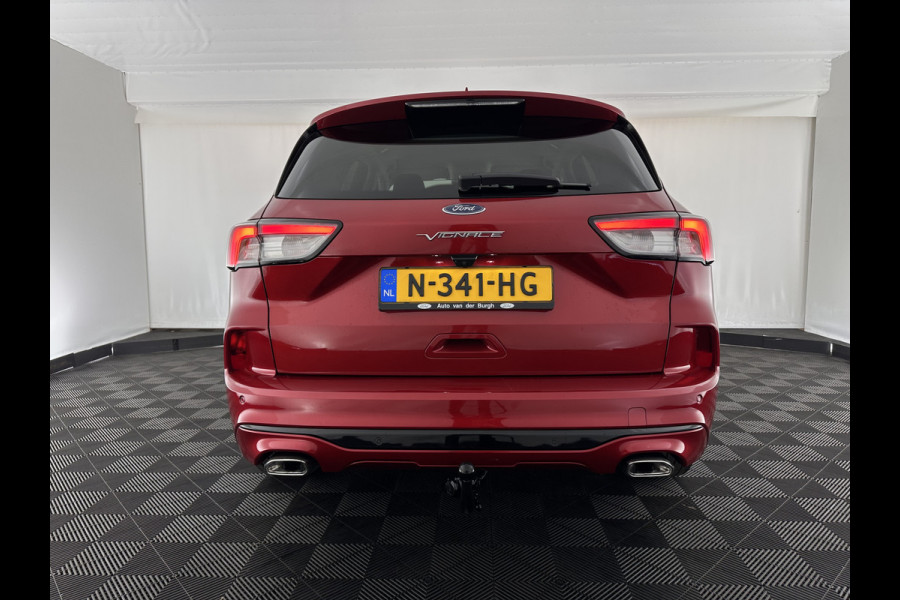 Ford Kuga 2.5 PHEV Vignale (Plug-In) (INCL-BTW) Aut. *LEATHER | DIGI-COCKPIT | FULL-LED | KEYLESS | CAMERA | DAB | CARPLAY | NAVI-FULLMAP | MEMORY-PACK | HEATED-COMFORTSEATS | PRIVACYGLASS | TOWBAR | LANE-ASSIST | 18''ALU*