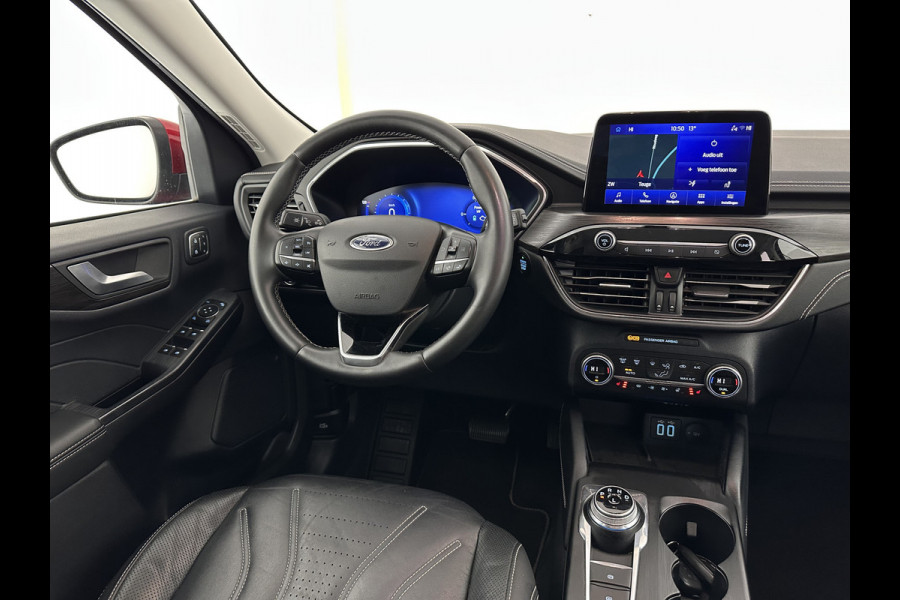 Ford Kuga 2.5 PHEV Vignale (Plug-In) (INCL-BTW) Aut. *LEATHER | DIGI-COCKPIT | FULL-LED | KEYLESS | CAMERA | DAB | CARPLAY | NAVI-FULLMAP | MEMORY-PACK | HEATED-COMFORTSEATS | PRIVACYGLASS | TOWBAR | LANE-ASSIST | 18''ALU*