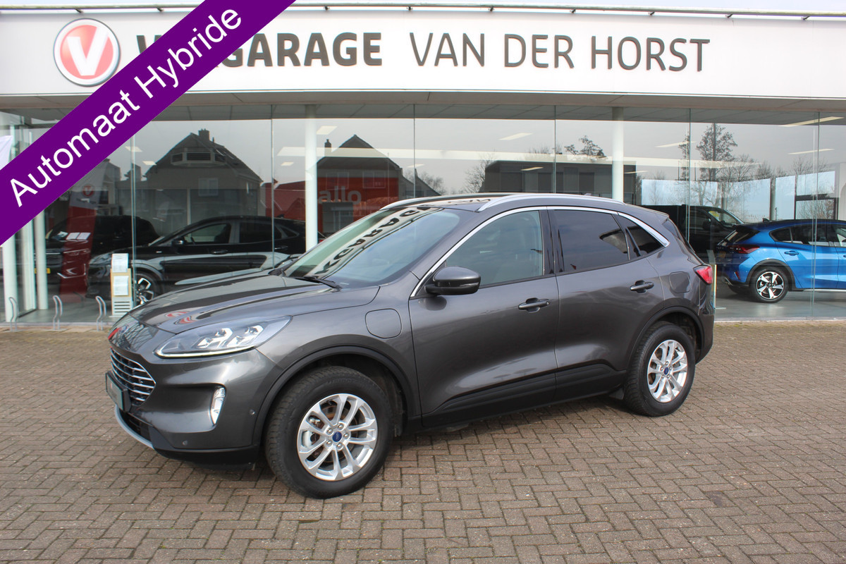Ford Kuga 2.5 PHEV Titanium X , 225pk , 1500kg Trekgewicht Stoel, Stuur en Voorruit verwarming Climate Control, Cruise Control, Winter Pack, Camera