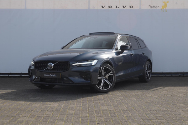 Volvo V60 T6 350PK Automaat AWD Ultra Dark / Long Range / 360 Camera / Harman Kardon audio / Head-up display / Panorama dak / Apple carplay / Android auto /
