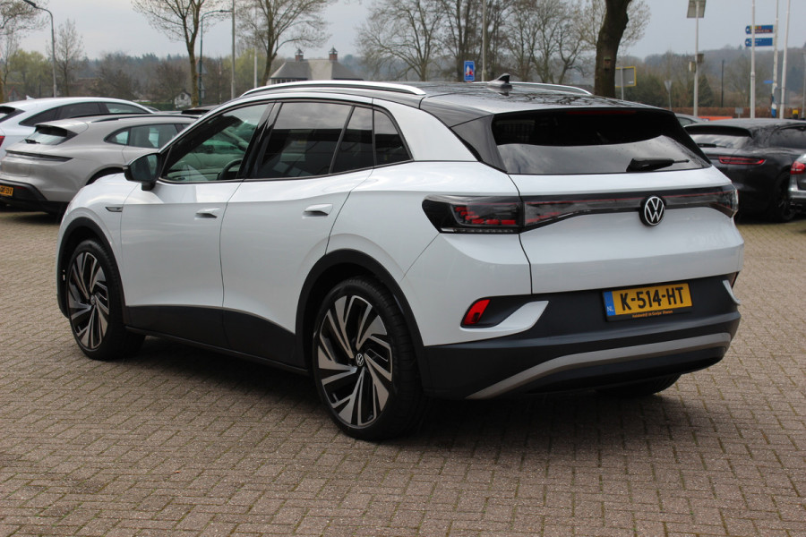 Volkswagen ID.4 Max 77 kWh / Full option! / SoH 86,1% / Trekhaak / Panoramadak / Camera / Head-up / Keyless / 21'' / ACC / Dodehoek / Elektr. stoelen / Massage / Navigatie / Stuurverwarming