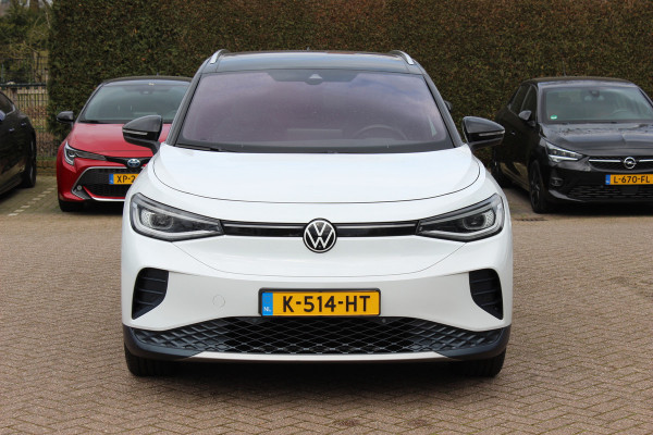 Volkswagen ID.4 Max 77 kWh / Full option! / SoH 86,1% / Trekhaak / Panoramadak / Camera / Head-up / Keyless / 21'' / ACC / Dodehoek / Elektr. stoelen / Massage / Navigatie / Stuurverwarming