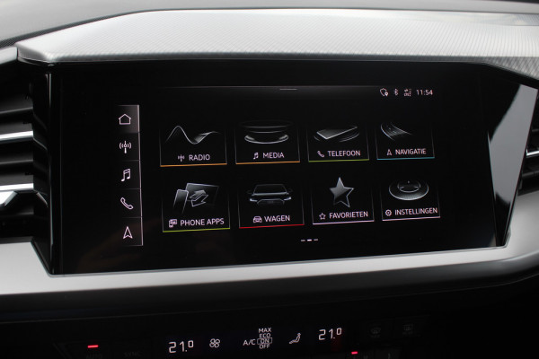 Audi Q4 Sportback e-tron 40 Advanced edition 77 kWh / SoH 90,3% / Warmtepomp / CarPlay / Matrix LED / Sportstoelen / 19'' / Virtual Cockpit / Parkeerhulp V+A / Intr.voorverwarming / Stoelverwarming / DAB / Cruise Control