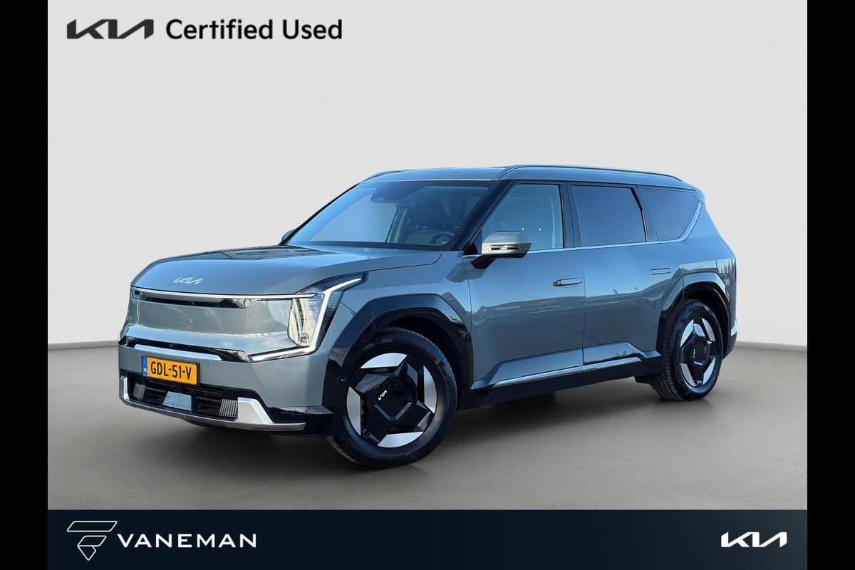 Kia EV9 Plus 99.8 kWh Navigatie | 360-camera | Apple Carplay / Android Auto | Heads-up | Meridian Soundsystem | Stoelverkoeling & Verwarming |