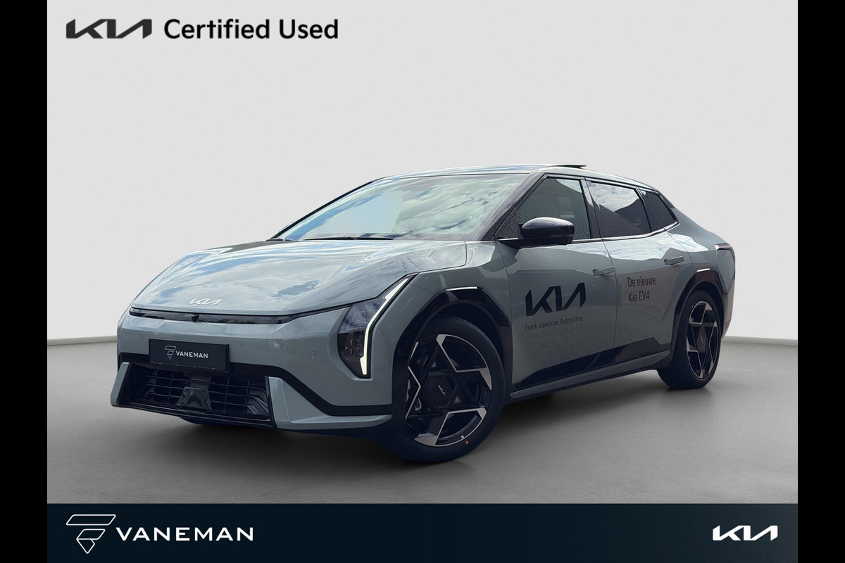 Kia EV4 Fastback GT-PlusLine 81.4 kWh Dodehoekcamera | Stoelventilatie | Pano | 360 Camera | HUD |