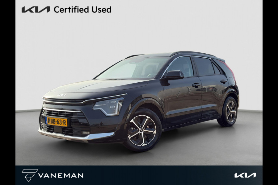 Kia Niro 1.6 GDi Hybrid DynamicPlusLine Automaat | Leder | Stoel- en Stuurverwarming | Adapt. Cruise | Schuif/Kanteldak | Elektr. Achterklep |