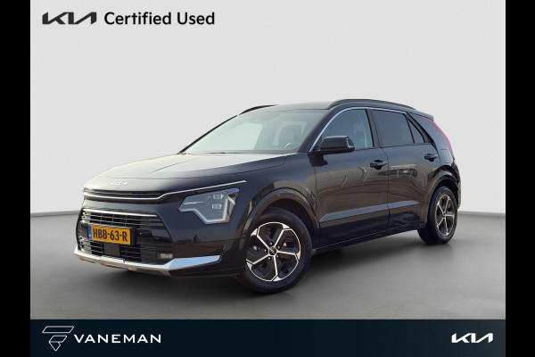 Kia Niro 1.6 GDi Hybrid DynamicPlusLine Automaat | Leder | Stoel- en Stuurverwarming | Adapt. Cruise | Schuif/Kanteldak | Elektr. Achterklep |