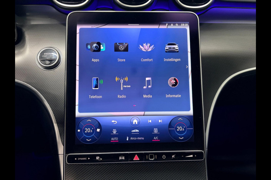 Mercedes-Benz C-Klasse Estate 180 AMG Line Trekhaak Navi Leer Camera Nightpack Ambient Elekt. achterklep PTS