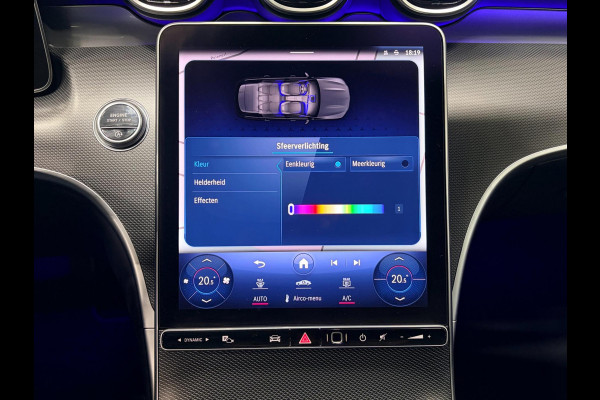 Mercedes-Benz C-Klasse Estate 180 AMG Line Trekhaak Navi Leer Camera Nightpack Ambient Elekt. achterklep PTS