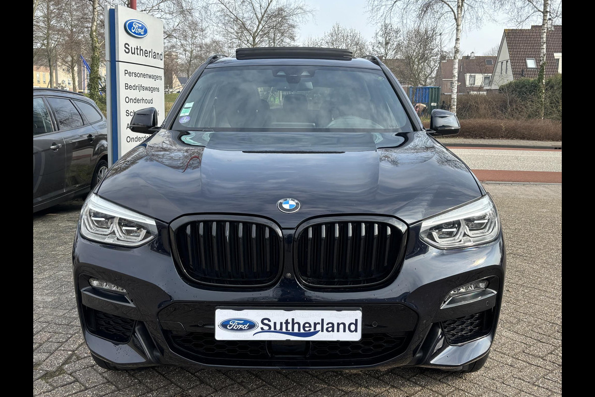 BMW X3 xDrive30e M Sport | Bellen voor bezichtiging | Plug-in Hybride | PHEV | Volle uitrusting | 20 inch |  Panoramadak | Trekhaak | Harman/kardon | 360 graden camera | Leder Vernasca Schwarz | Elektrische stoelen met memory functie | M pakket | Sportstoelen | Stoelverwarming| Adaptive Led | Head Up Display | Keyless entry | Elektrische achterklep | Adaptive cruise control | Dodehoeksensoren | Digitaal instrumentenpaneel SCI |