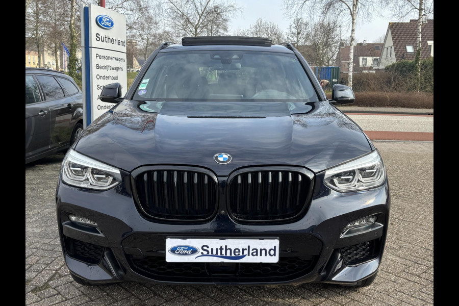 BMW X3 xDrive30e M Sport | Bellen voor bezichtiging | Plug-in Hybride | PHEV | Volle uitrusting | 20 inch |  Panoramadak | Trekhaak | Harman/kardon | 360 graden camera | Leder Vernasca Schwarz | Elektrische stoelen met memory functie | M pakket | Sportstoelen | Stoelverwarming| Adaptive Led | Head Up Display | Keyless entry | Elektrische achterklep | Adaptive cruise control | Dodehoeksensoren | Digitaal instrumentenpaneel SCI |