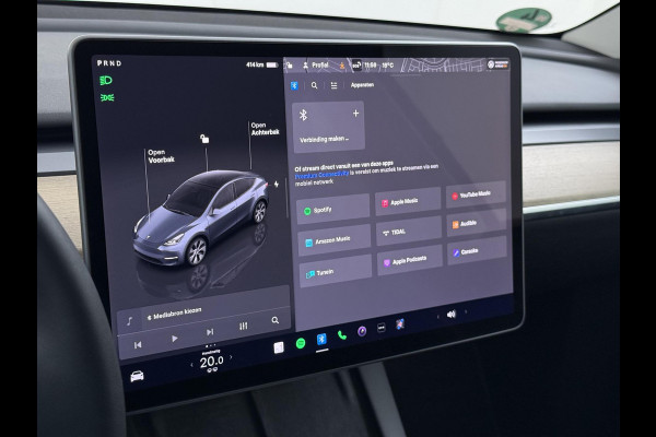Tesla Model Y Long Range AWD 75 kWh VAN €38.900,- NU VOOR SLECHTS €35.877,- Uw LENTEVOORDEEL €3.023,- |SOH 96% | AFNEEMBARE TREKHAAK | STOEL- EN STUURVERWARMING | FABRIEKSGARANTIE |