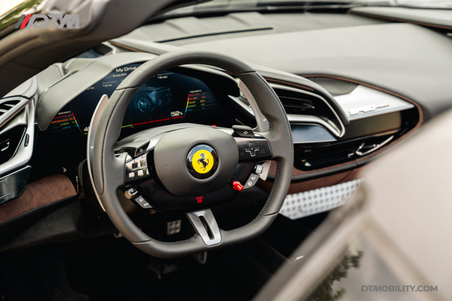 Ferrari SF90 Spider 4.0 V8 | Blu Pozzi | Daytona Seats Cioccolato |