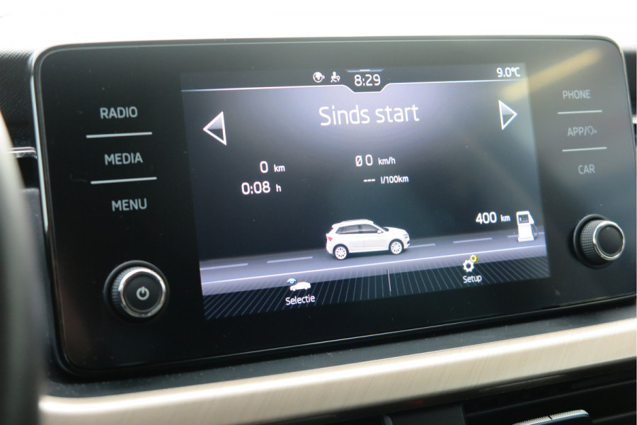 Škoda Kamiq 1.0 TSI 110pk Style PDC ,LMV,Trekhaak,Stoelverwarming,Cruisecontrol,Achteruitrijcamera, Carplay, Stuurwiel multifunctioneel, Navigatie(via carplay) etc.