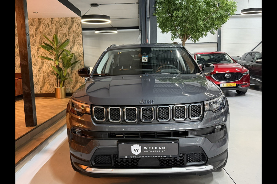 Jeep Compass 4xe 190 Plug-in Hybrid Electric Limited Garantie Carplay 360 Camera Blindspot ACC Navi Clima Led Dab PDC Rijklaar