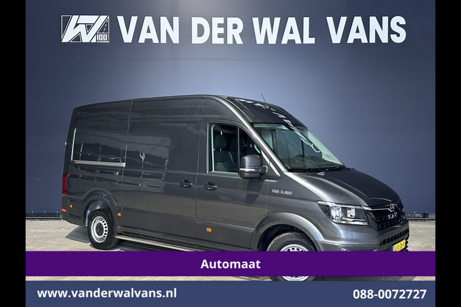 MAN TGE 2.0 177pk Automaat L3H3 L2H2 Euro6 Airco | Camera | 3000kg Trekhaak | Apple Carplay | Chauffeursstoel Android Auto, Cruisecontrol, Sidebars, Bijrijdersbank