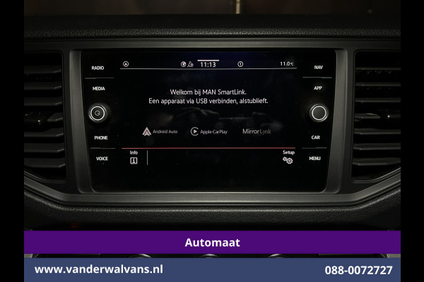 MAN TGE 2.0 177pk Automaat L3H3 L2H2 Euro6 Airco | Camera | 3000kg Trekhaak | Apple Carplay | Chauffeursstoel Android Auto, Cruisecontrol, Sidebars, Bijrijdersbank
