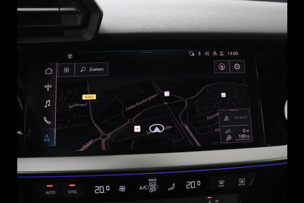 Audi A3 30 TFSI Business edition | Sportstoelen | Trekhaak | Carplay | 17'' | Navigatie | Virtual Cockpit | Full LED | Climate control | Parkeerhulp | Bluetooth | Cruise control