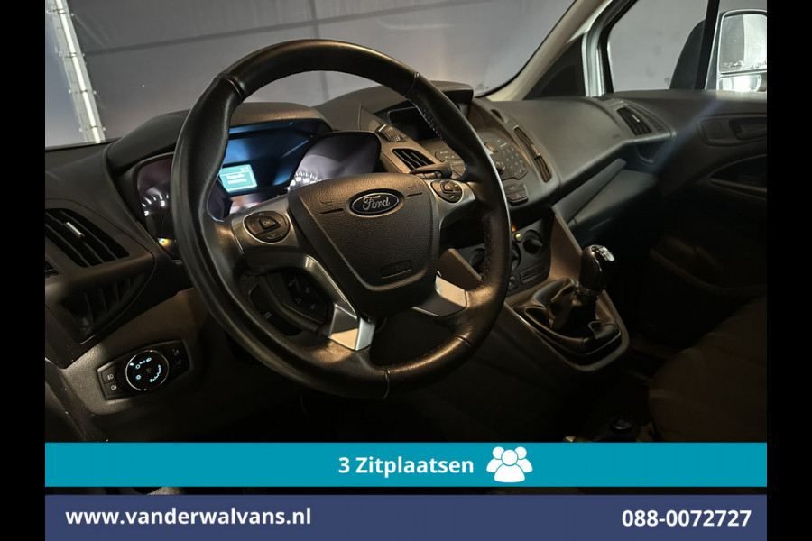Ford Transit Connect 1.5 TDCI 101pk L2H1 Inrichting Euro6 Airco | 3-Zits | Imperiaal | Trekhaak Cruisecontrol, Verwarmde voorruit, Bijrijdersbank