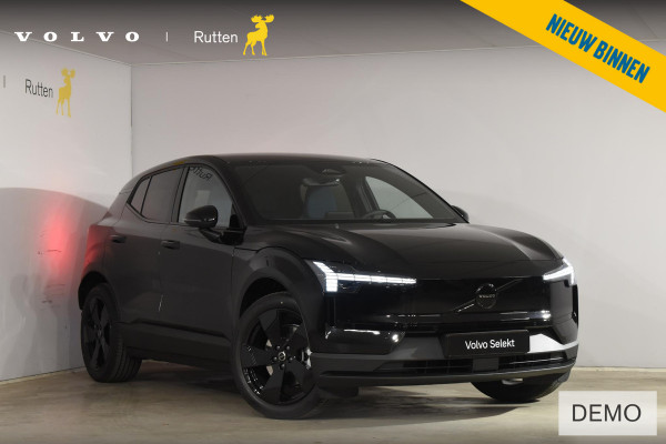 Volvo EX30 272PK Single Motor Extended Range Black Edition Europa 69 kWh / Adaptive Cruise control / Extra getint glas / Climate Pack / Achteruitrijcamera / Elektrisch verstelbare stoelen / Parkeersensoren V+A