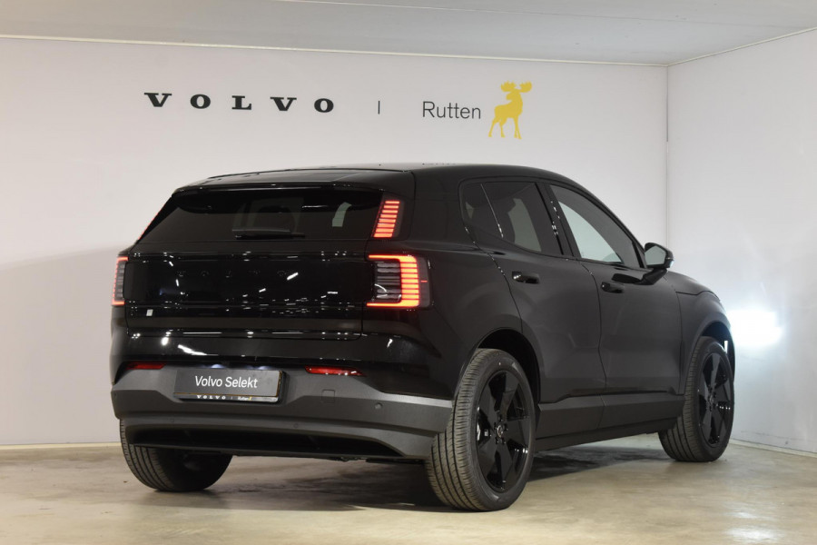Volvo EX30 272PK Single Motor Extended Range Black Edition Europa 69 kWh / Adaptive Cruise control / Extra getint glas / Climate Pack / Achteruitrijcamera / Elektrisch verstelbare stoelen / Parkeersensoren V+A
