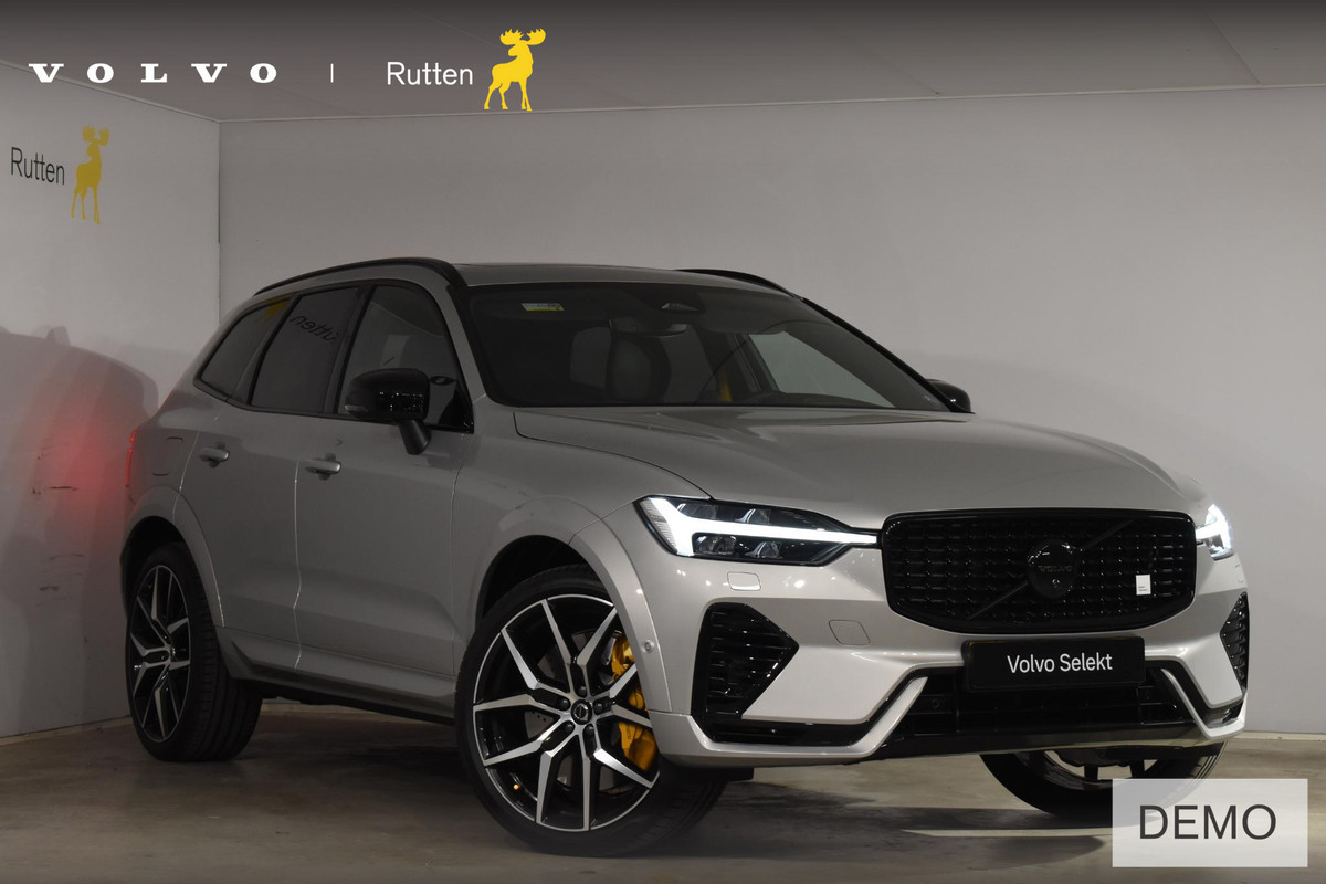 Volvo XC60 T8 455pk Plug-in Hybrid AWD Polestar Engineered Volvo XC60 T8 455pk Long range AWD Polestar Engineered / Google infotaiment / Adaptieve cruise control / BLIS/ Panoramamisch schuif-kanteldak / Stoel- en stuurwielverwarming / Apple Carplay / Head-up display / Gelamineerde ramen / 22"Velgen / Bowers & Wilkins audio /