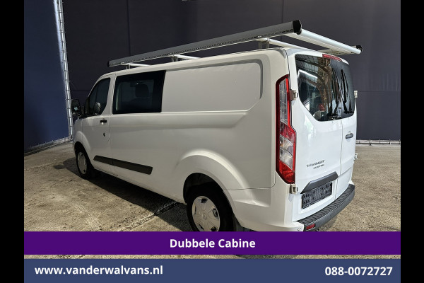 Ford Transit Custom 2.0 TDCI 131pk L2H1 Dubbele Cabine Euro6 Inrichting Airco | 5-zits | LED | Imperiaal Cruisecontrol, Stoelverwarming, Parkeersensoren