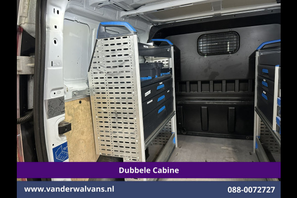 Ford Transit Custom 2.0 TDCI 131pk L2H1 Dubbele Cabine Euro6 Inrichting Airco | 5-zits | LED | Imperiaal Cruisecontrol, Stoelverwarming, Parkeersensoren
