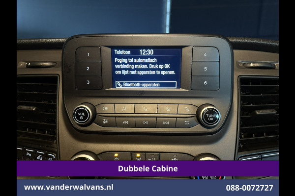 Ford Transit Custom 2.0 TDCI 131pk L2H1 Dubbele Cabine Euro6 Inrichting Airco | 5-zits | LED | Imperiaal Cruisecontrol, Stoelverwarming, Parkeersensoren