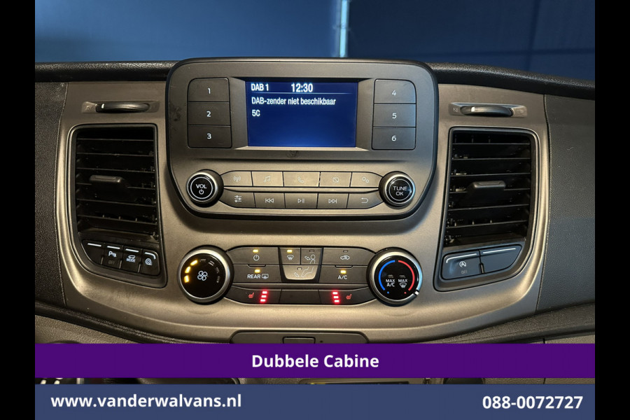 Ford Transit Custom 2.0 TDCI 131pk L2H1 Dubbele Cabine Euro6 Inrichting Airco | 5-zits | LED | Imperiaal Cruisecontrol, Stoelverwarming, Parkeersensoren