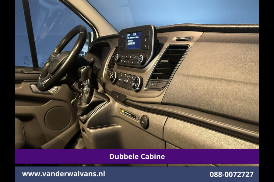 Ford Transit Custom 2.0 TDCI 131pk L2H1 Dubbele Cabine Euro6 Inrichting Airco | 5-zits | LED | Imperiaal Cruisecontrol, Stoelverwarming, Parkeersensoren