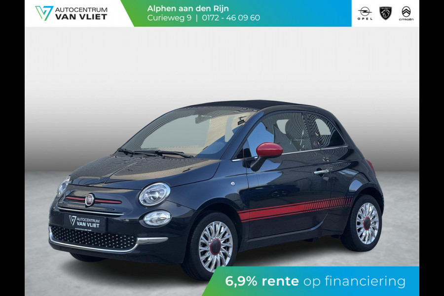 Fiat 500C 1.0 Hybrid RED Cabrio | 18.646 km! | Camera