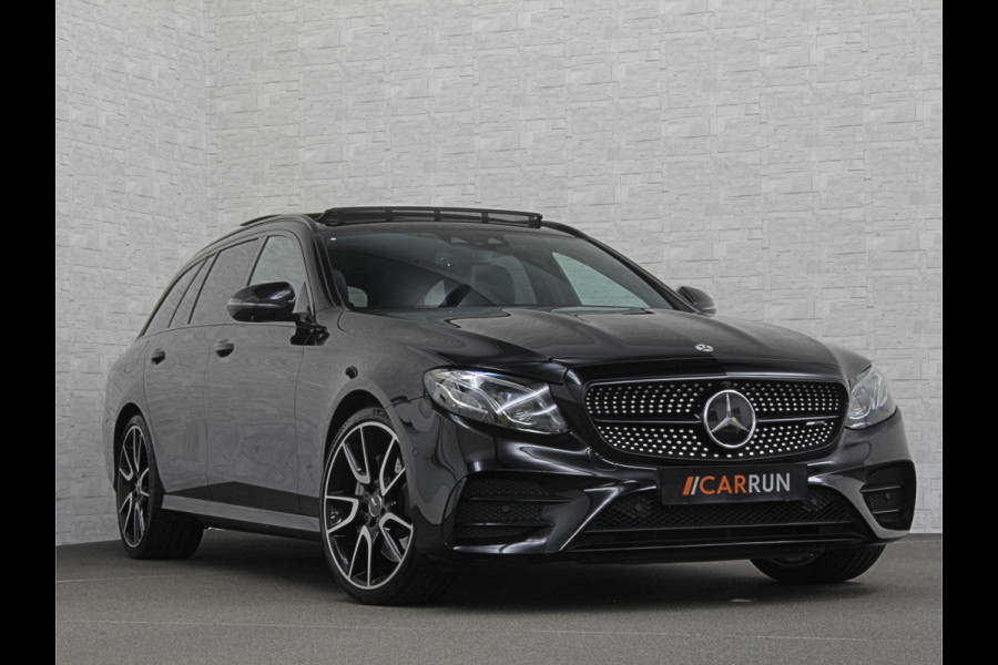 Mercedes-Benz E-Klasse Estate 53 AMG 4MATIC | Luchtvering | Carbon | 360 View | Burmester | Panorama | Distronic+ | Memory | Multibeam-LED | Bovag Garantie | Widescreen | Leder | Trekhaak | Sfeerverlichting | Night-Pakket | 20'' | Carplay | Stoelverwarming |