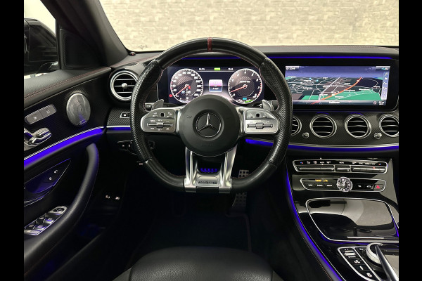 Mercedes-Benz E-Klasse Estate 53 AMG 4MATIC | Luchtvering | Carbon | 360 View | Burmester | Panorama | Distronic+ | Memory | Multibeam-LED | Luchtvering | Leder | Widescreen | Trekhaak | Sfeerverlichting | Night-Pakket | 20'' | Carplay | Stoelverwarming |