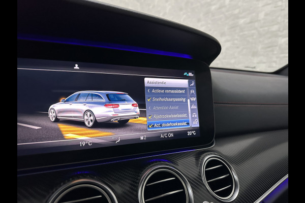 Mercedes-Benz E-Klasse Estate 53 AMG 4MATIC | Luchtvering | Carbon | 360 View | Burmester | Panorama | Distronic+ | Memory | Multibeam-LED | Luchtvering | Leder | Widescreen | Trekhaak | Sfeerverlichting | Night-Pakket | 20'' | Carplay | Stoelverwarming |