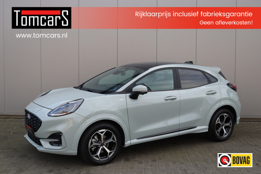 Ford Puma 155PK EcoB. Hybrid Automaat ST-Line Open-dak/Camera/Winter-pack/Parkeerhulp/Adapt.-cruise